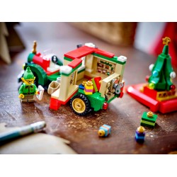 Bezorgtruck van de Kerstman