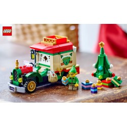 Bezorgtruck van de Kerstman