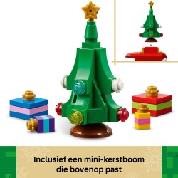 Bezorgtruck van de Kerstman