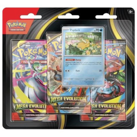 Pokemon - Megaevoluzione (Blister 3 Bustine + 1 Card Psyduck)