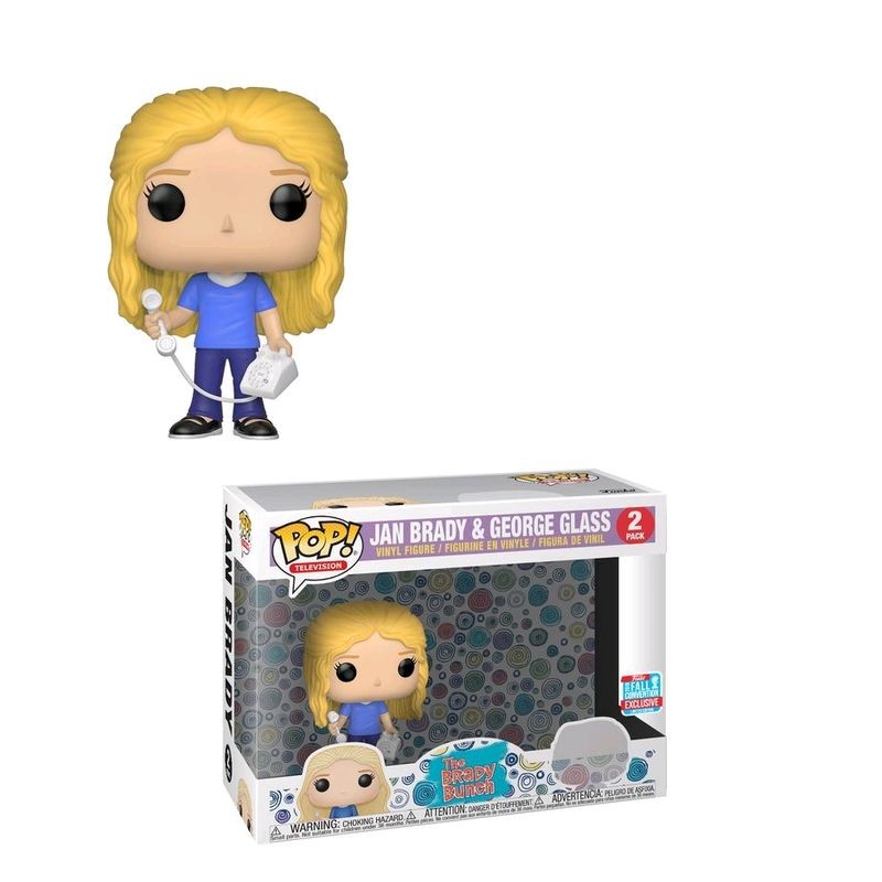 Pop television - the brady brunch - jan brady & george glass 2 pack - NYCC 2018