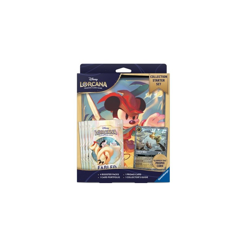 Ravensburger Tcg - Lorcana - Fabled (4 Buste) - Set Introduttivo Da Collezione - ENG Ravensburger Tcg - Lorcana - Fabled (4 Buste) - Set Introduttivo Da Collezione - ENG