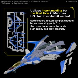 Bandai Model Kit - HG VF-31J Siegfried Hayate Use 1:100
