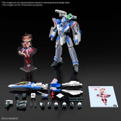 Bandai Model Kit - HG VF-31J Siegfried Hayate Use 1:100 - DELUXE SET