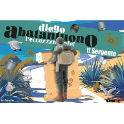 Infinite Statue - Diego Abatantuono Mediterraneo Sergente Lorusso Cine-Mini pvc
