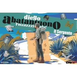 Infinite Statue - Diego Abatantuono Mediterraneo Sergente Lorusso Cine-Mini pvc