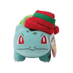 Jazwares - Pokemon - Peluche Bulbasaur Christmas 20cm