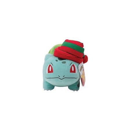 Jazwares - Pokemon - Peluche Bulbasaur Christmas 20cm