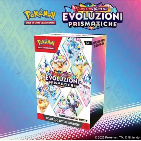 Pokemon - Evoluzioni Prismatiche - Bundle 6 Bustine