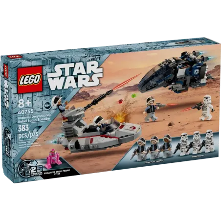 Lego Star Wars 40755 Dropship Imperiale vs. Scout Speeder dei Ribelli