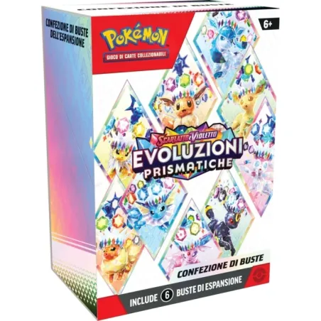 Pokemon Scarlatto e Violetto - Evoluzioni Prismatiche - Bundle 6 bustine ITA