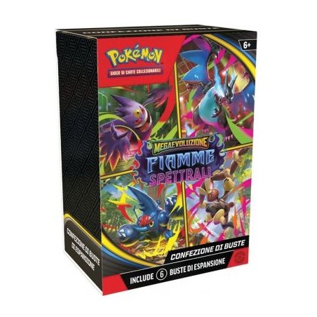 Pokemon - Megaevoluzione - Fiamme Spettrali Bundle 6 Buste (ITA)