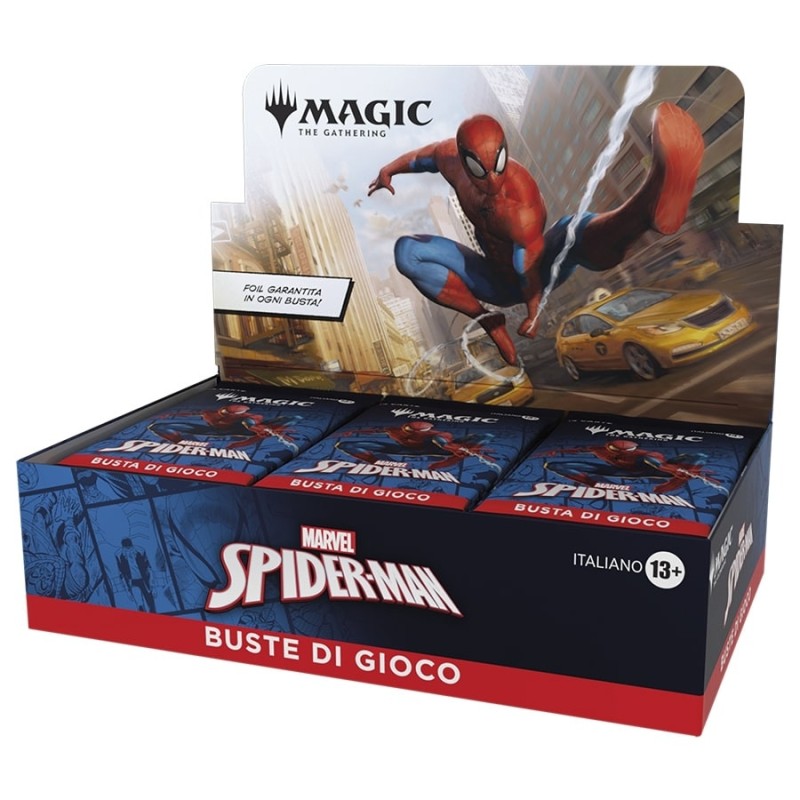 Wizards Of The Coast - Magic The Gathering - Marvel's Spider-Man - Box Play Booster (30 Buste) - Ita