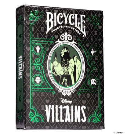 Bicycle - Carte da gioco - Disney Villains Green