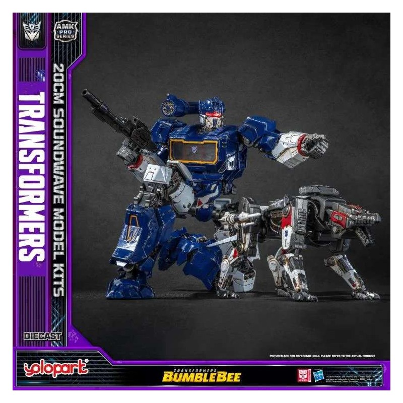 Yolopark Transformers Bumblebee - Amk PRO model kit - Soundwave - Die-cast
