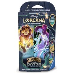 Ravensburger Tgc - Lorcana - Sussurri Nel Pozzo - Ambra & Smeraldo - Simba E Megara - Starter Deck (Ita)
