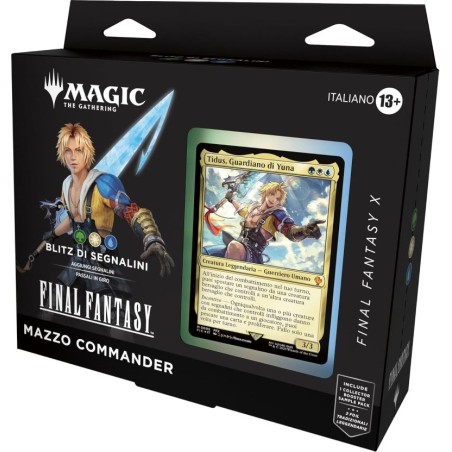 Wizards Of The Coast - Magic The Gathering - Final Fantasy - Commander Decks - Tidus - ITA