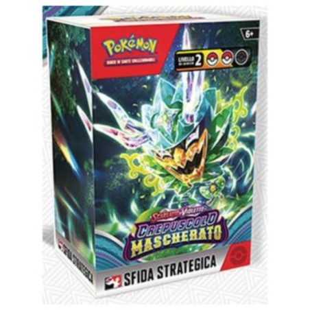 Pokemon - Box Sfida Strategica Prerelease Crepuscolo Mascherato - ITA