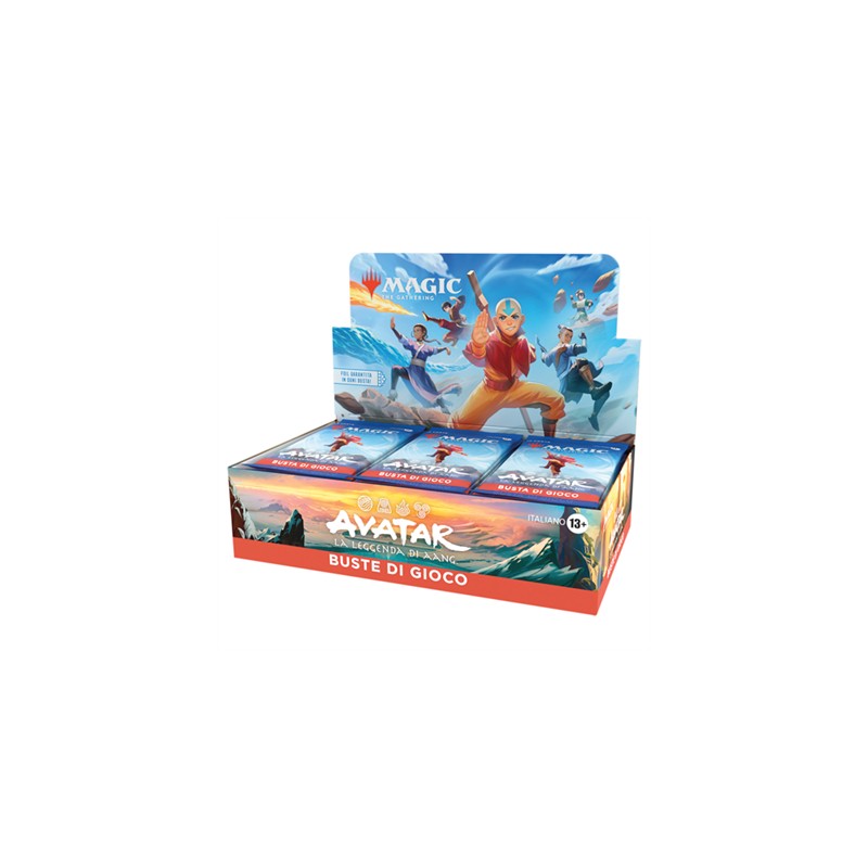 Wizards Of The Coast - Magic The Gathering - Avatar: La Leggenda di Aang - Box Play Booster (30 Buste) - Ita