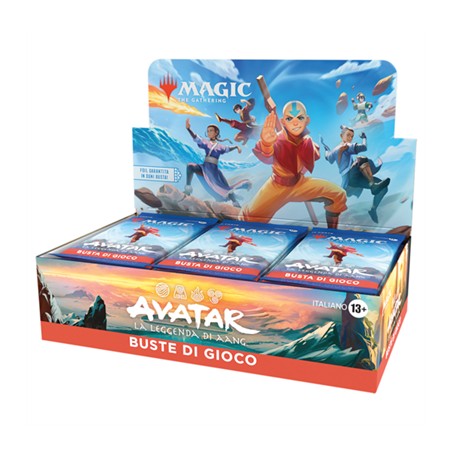 Wizards Of The Coast - Magic The Gathering - Avatar: La Leggenda di Aang - Box Play Booster (30 Buste) - Ita