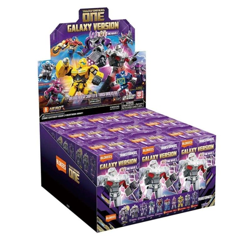 Blokees Mini Model Kit Transformers Galaxy Version 07 One Wave 2 Blind Box (1 Personaggio Casuale)