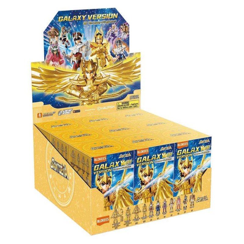 Blokees Mini Model Kit Saint Seiya Galaxy Version 01 Blind Box (1 Personaggio Casuale)