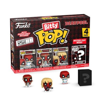Bitty Pop! - Marvel - Deadpool Sleepover - 4 pack