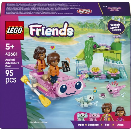 LEGO Friends 42681 Barca d’avventura Axolotl