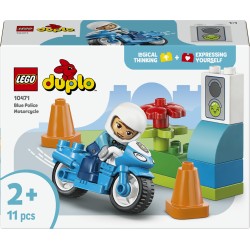 LEGO DUPLO 10471 Motocicletta blu della Polizia