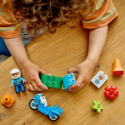 LEGO DUPLO 10471 Motocicletta blu della Polizia