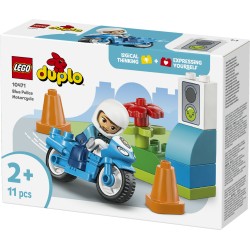 LEGO DUPLO 10471 Motocicletta blu della Polizia