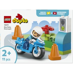 LEGO DUPLO 10471 Motocicletta blu della Polizia