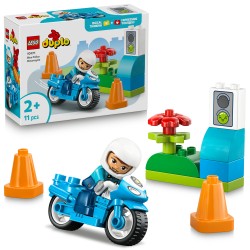 LEGO DUPLO 10471 Motocicletta blu della Polizia
