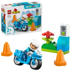 LEGO DUPLO 10471 Motocicletta blu della Polizia
