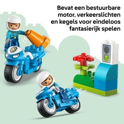 LEGO DUPLO 10471 Motocicletta blu della Polizia