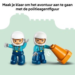 LEGO DUPLO 10471 Motocicletta blu della Polizia