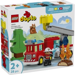 LEGO DUPLO 10473 Autopompa con manichetta e pompiere