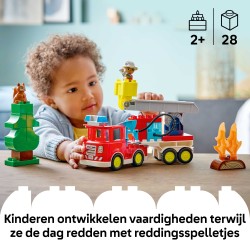 LEGO DUPLO 10473 Autopompa con manichetta e pompiere