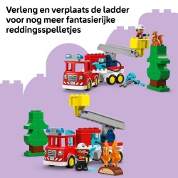 LEGO DUPLO 10473 Autopompa con manichetta e pompiere