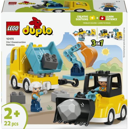 LEGO DUPLO 10475 Veicoli da cantiere 3 in 1