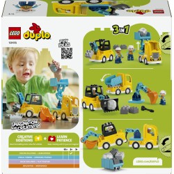 LEGO DUPLO 10475 Veicoli da cantiere 3 in 1