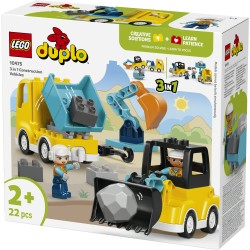 LEGO DUPLO 10475 Veicoli da cantiere 3 in 1