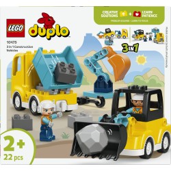 LEGO DUPLO 10475 Veicoli da cantiere 3 in 1