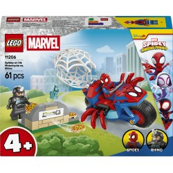 LEGO 11206 Marvel Super Heroes Spidey sulla moto contro Rhino
