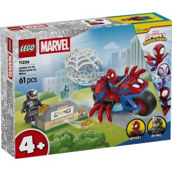 LEGO 11206 Marvel Super Heroes Spidey sulla moto contro Rhino