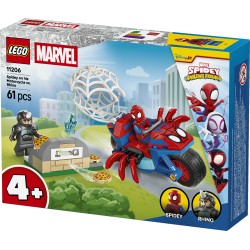 LEGO 11206 Marvel Super Heroes Spidey sulla moto contro Rhino