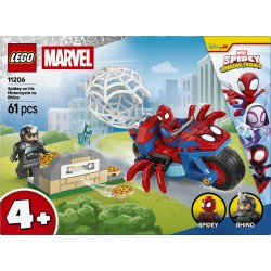 LEGO 11206 Marvel Super Heroes Spidey sulla moto contro Rhino