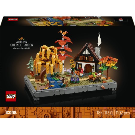 LEGO 11372 ICONS Giardino autunnale del cottage