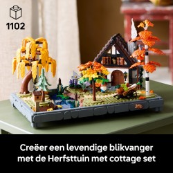 LEGO 11372 ICONS Giardino autunnale del cottage