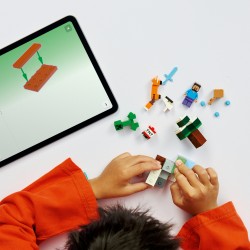 LEGO 21583 Minecraft Avventura di Steve nella taiga